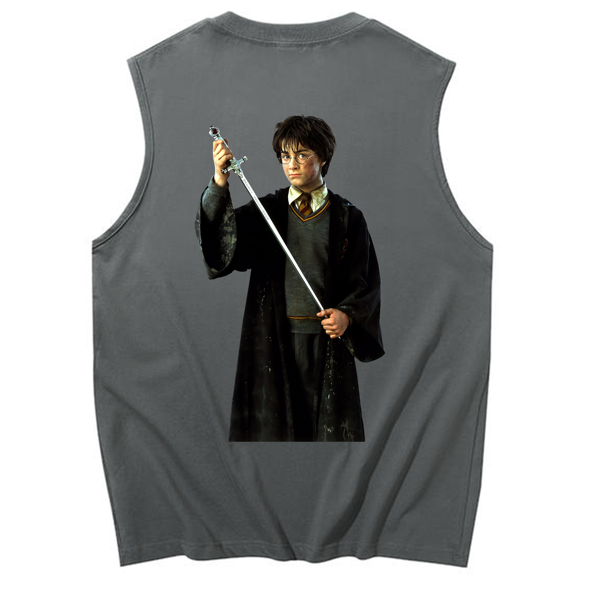 （画像用） Harry Potter ハリー・ポッターシリーズ コットン100％タンクトップ（背面プリント）